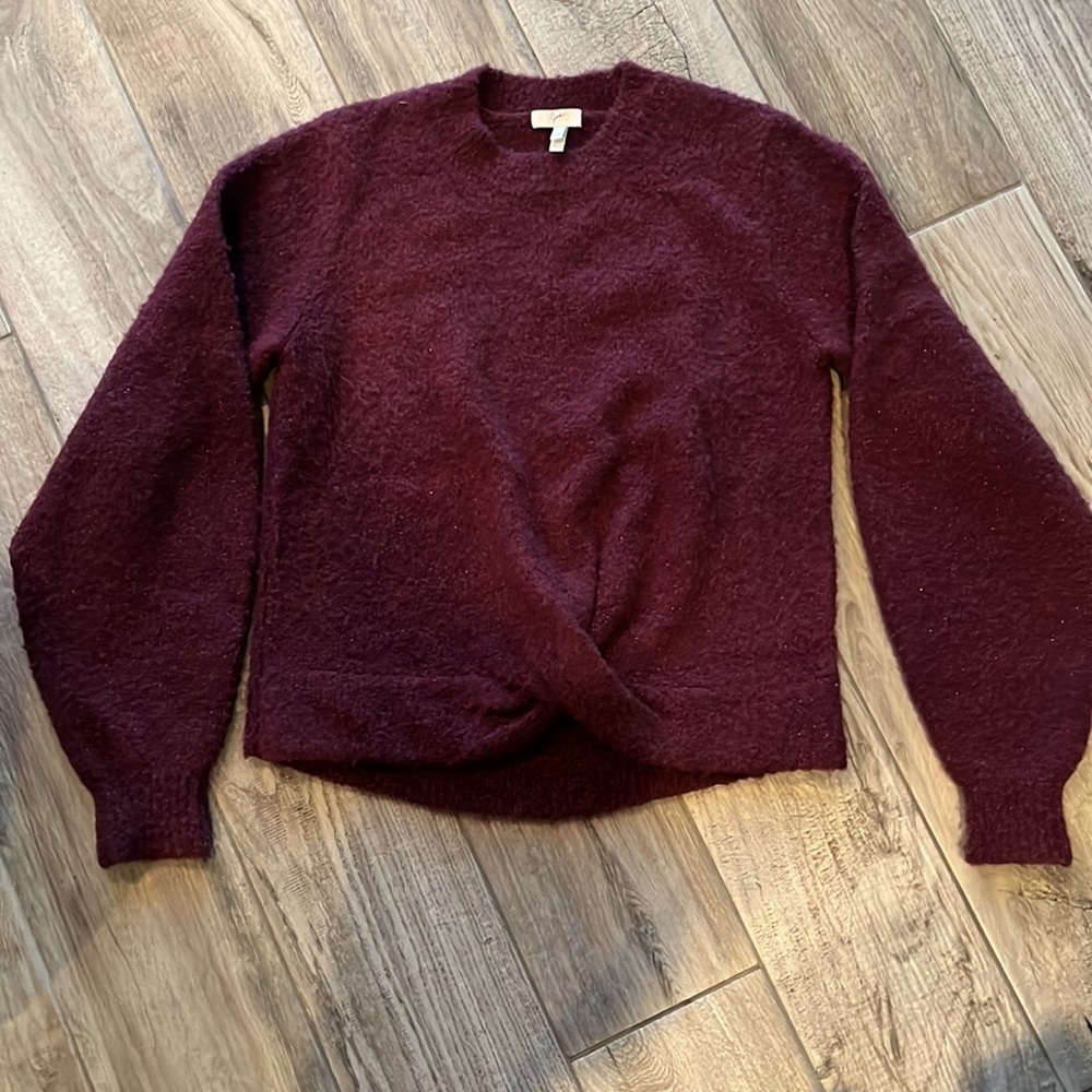 EUC Joie Stavan twist front sweater, sz XS